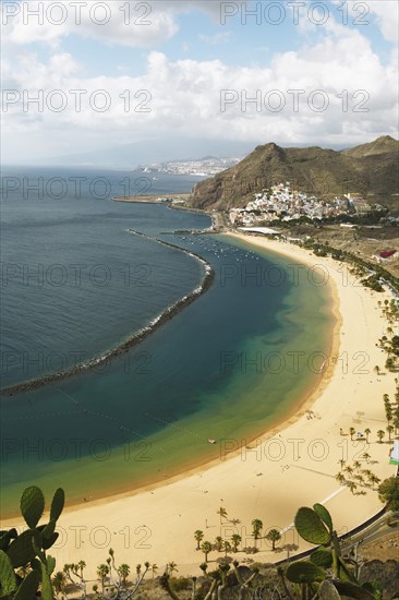 Sandy beach of Playa de las Teresitas