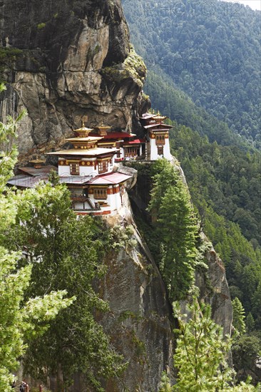 Tiger's Nest Monastery in the cliffside of Paro valley