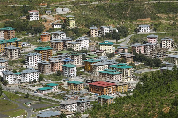 Traditional houses in Thimphu