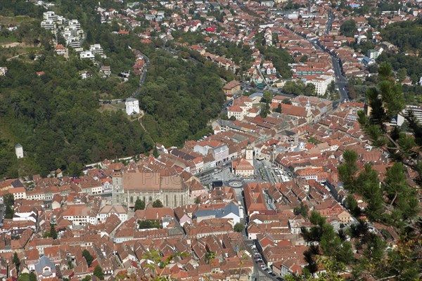 View of the city from the local mountain