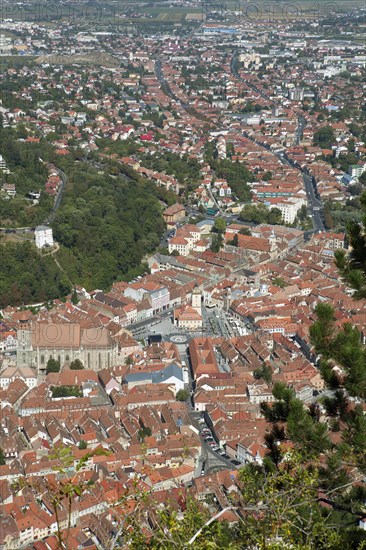 View of the city from the local mountain