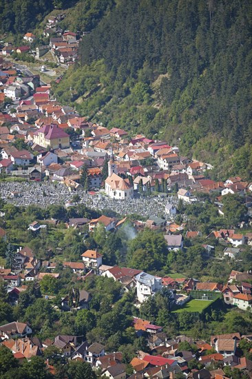 View of the city from the local mountain