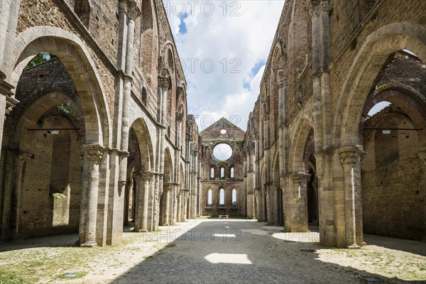 Ruins of the Cistercian Monastery Abbey of Saint Galgano