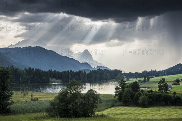 Thunderclouds over Geroldsee or Wagenbruchsee