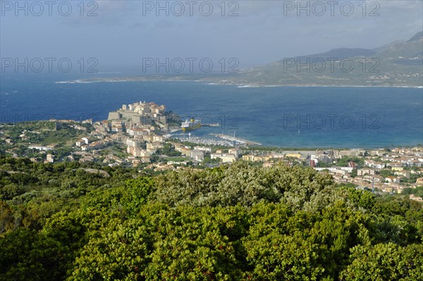 View of Notre Dame de La Serra to Calvi