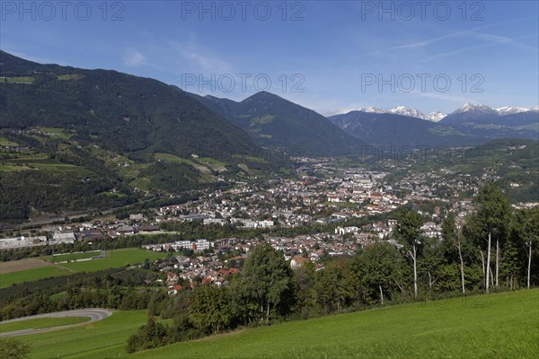 View of Brixen in the Eisack Valley