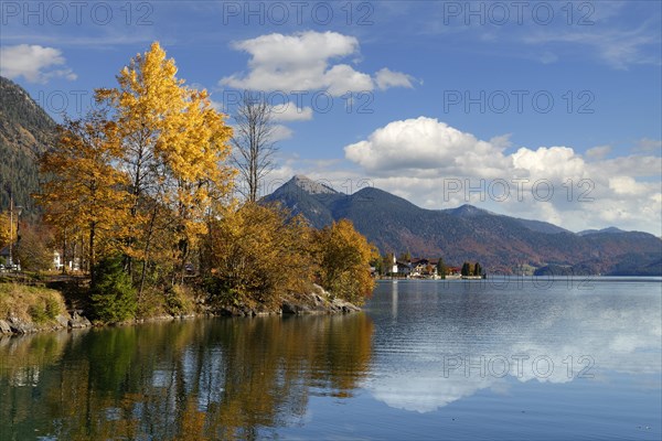 Jochberg and village of Walchensee