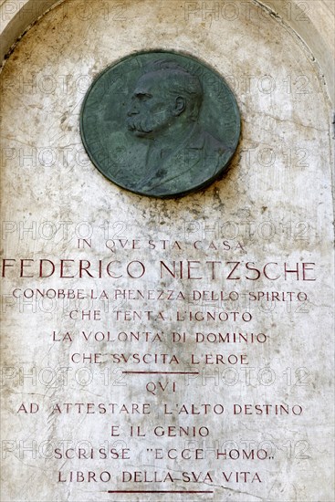 Memorial for the philosopher Friedrich Nietzsche