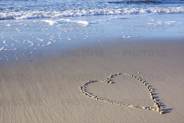 Heart in the sand