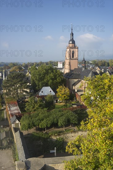 Townscape with parish church of St. Peter and Paul