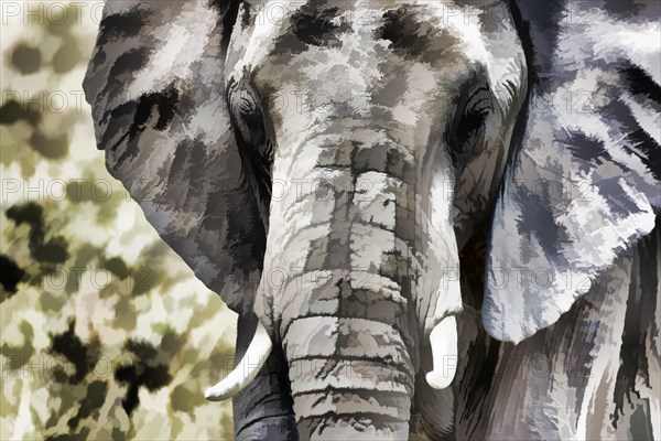 Elephant portrait