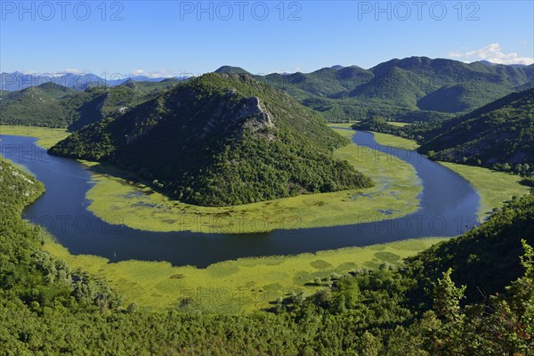 Big bend in river