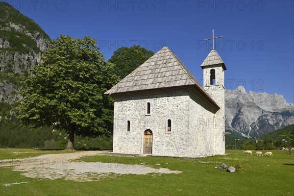 Historic catholic church in Theth