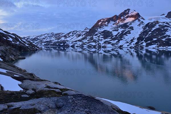 Sunrise at Sammileq Fjord