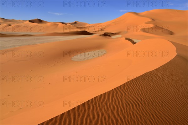 Sanddunes and clay pan