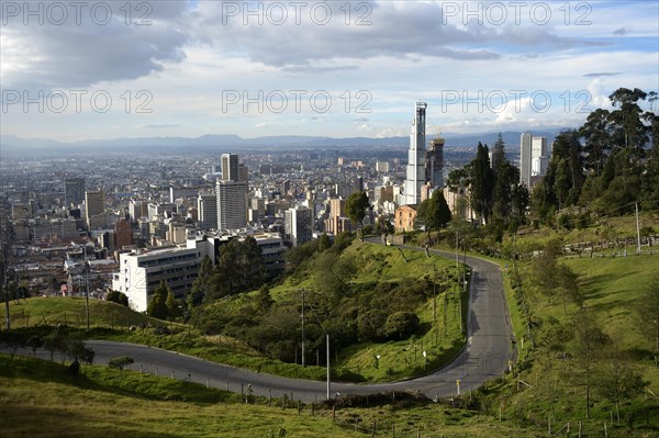 View of Bogota from Turbay Ayala