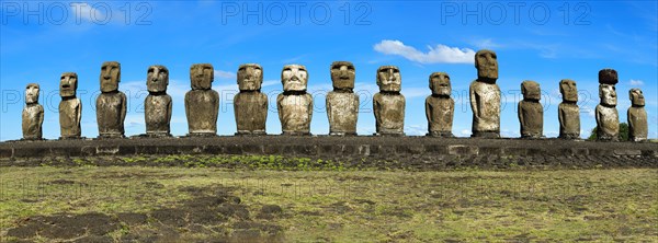 Moais at Ahu Tongariki