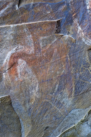 Rock painting in a ceremonial cave