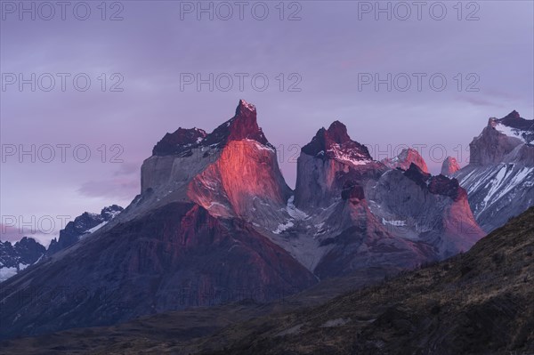 Cuernos del Paine in the morning