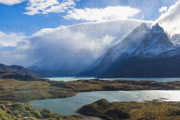 Cloud formations over Lago Nordenskjold