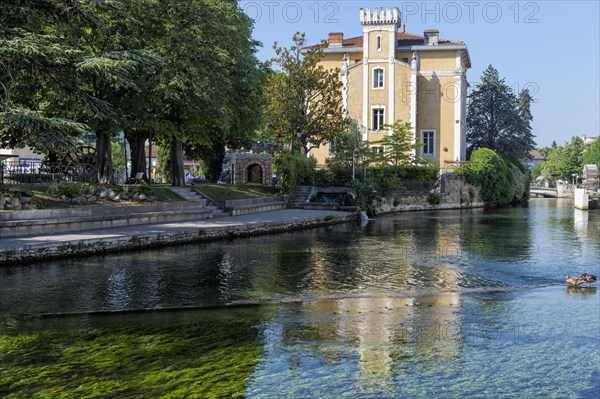 Town of L'Isle-sur-la-Sorgue on the Sorgue river