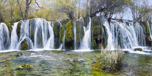 Arrow Bamboo Lake waterfalls