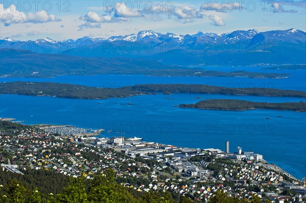 View of Molde on Moldefjord shore