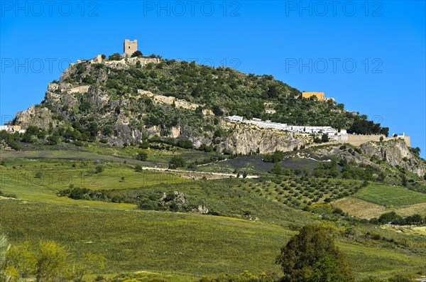 Hill with the keep of a Moorish castle
