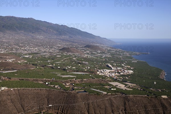 View of the south-west of La Palma