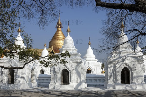 Kuthodaw Pagoda Stupas