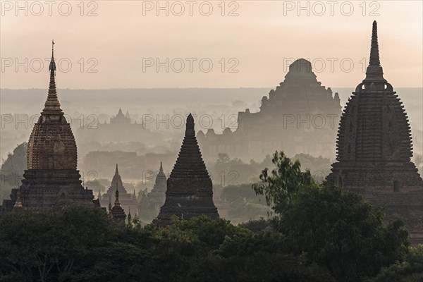 View of pagodas