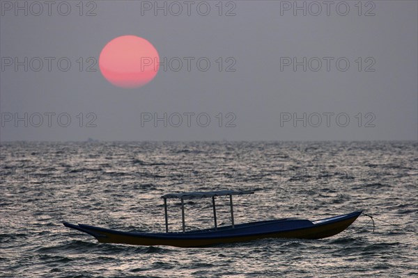 Sunset over the sea