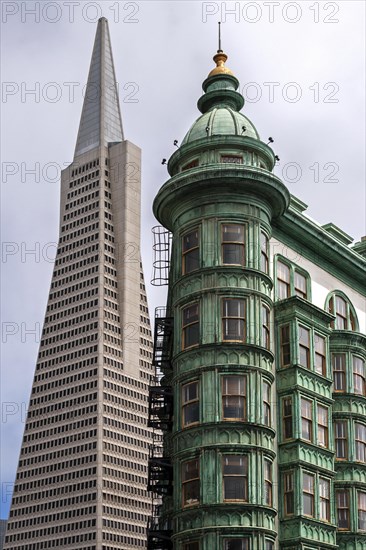 Transamerica Pyramid and Francis Coppola Building