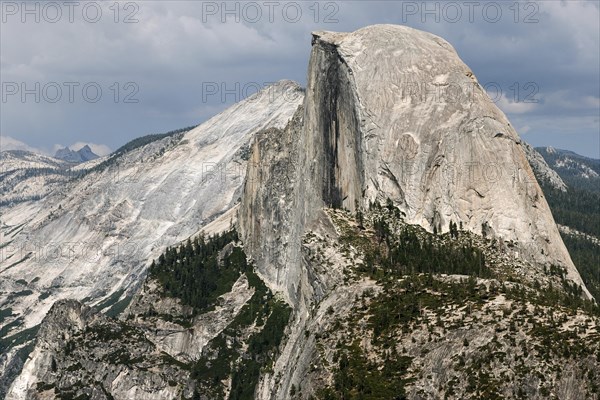 View from Glacier Point to Half Dome