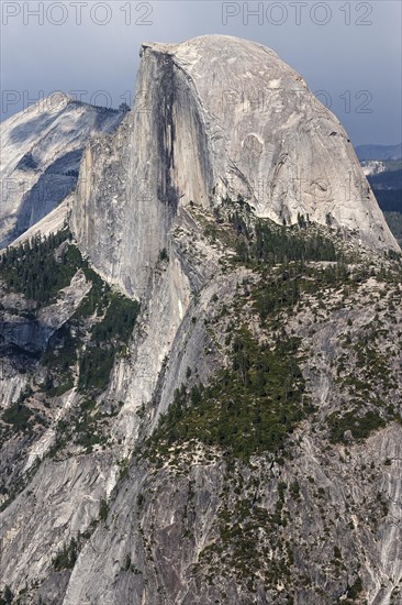 View from Glacier Point to Half Dome