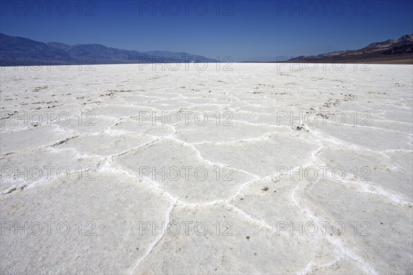 Salt crust in Badwater Basin salt pan