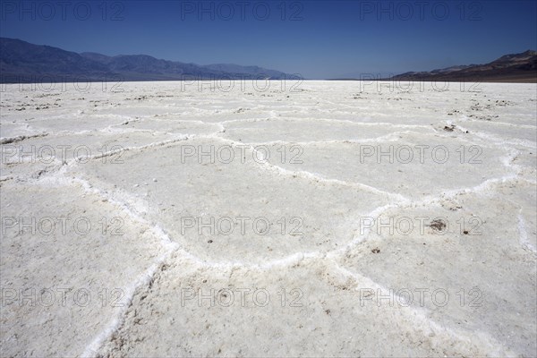 Salt crust in Badwater Basin salt pan