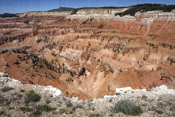 Views of bizarre sandstone erosions in Amphitheater