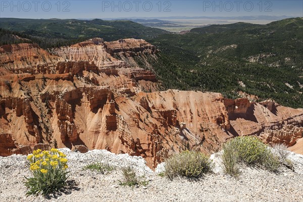 Views of bizarre sandstone erosions in Amphitheater