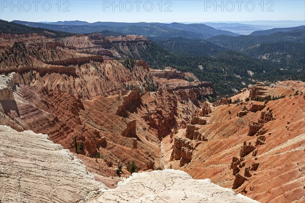 Views of bizarre sandstone erosions in Amphitheater