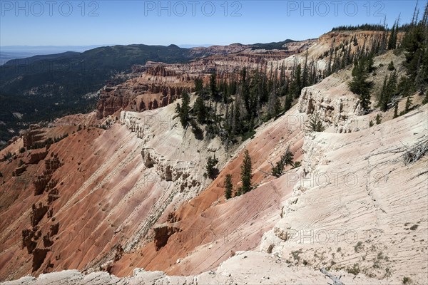 Views of bizarre sandstone erosions in Amphitheater