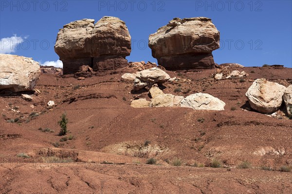 Rock formations in Capitol Reef National Park