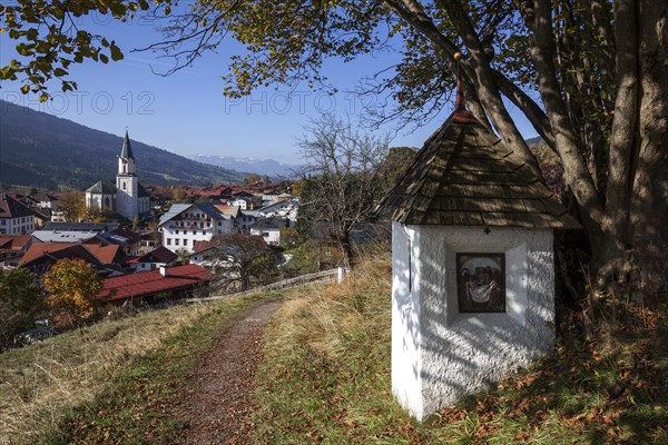 Wayside shrine on calvary chapel path