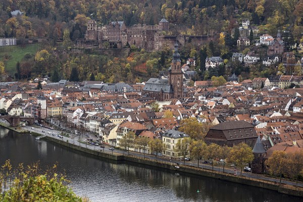 View from Philsophenweg to Neckar