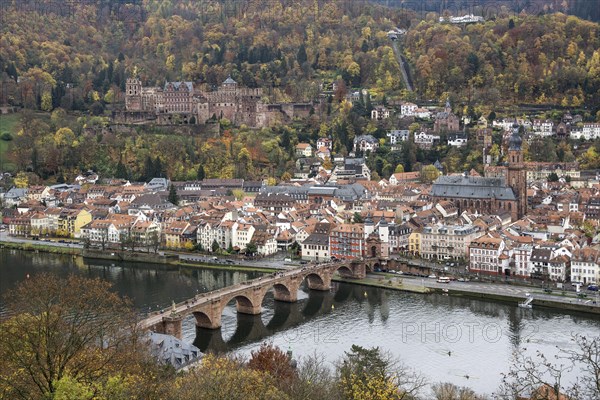 View from Philsophenweg to Neckar