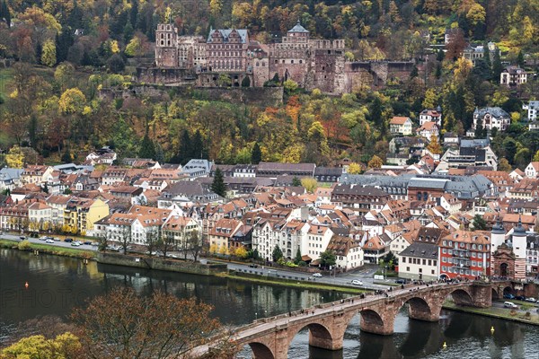 View from Philsophenweg to Neckar