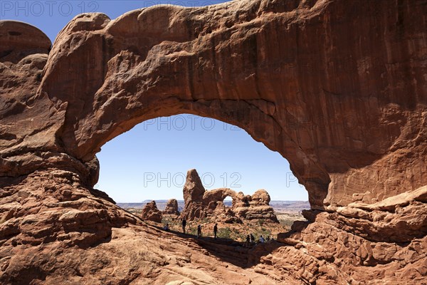 View of Turret Arch through North Window