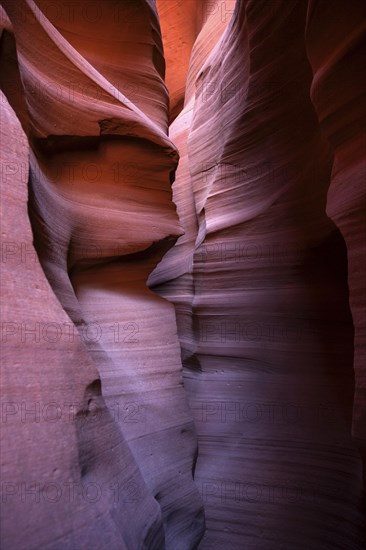 Sandstone formations in Upper Antelope Canyon