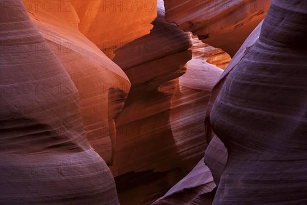 Colourful sandstone formations