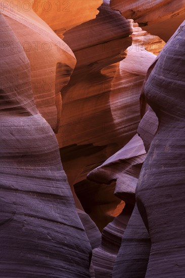 Colourful sandstone formations